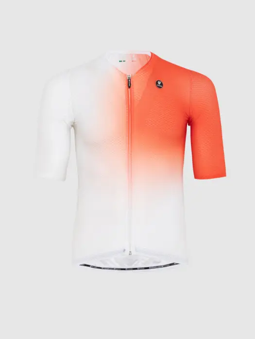 PISSEI MAGISTRALE UAE SUPERLIGHT SHORT SLEEVE JERSEY (XS, Bianco/Rosso)