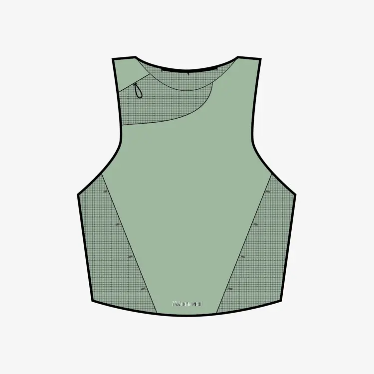 Nnormal Top Trail Crop (XS, white)